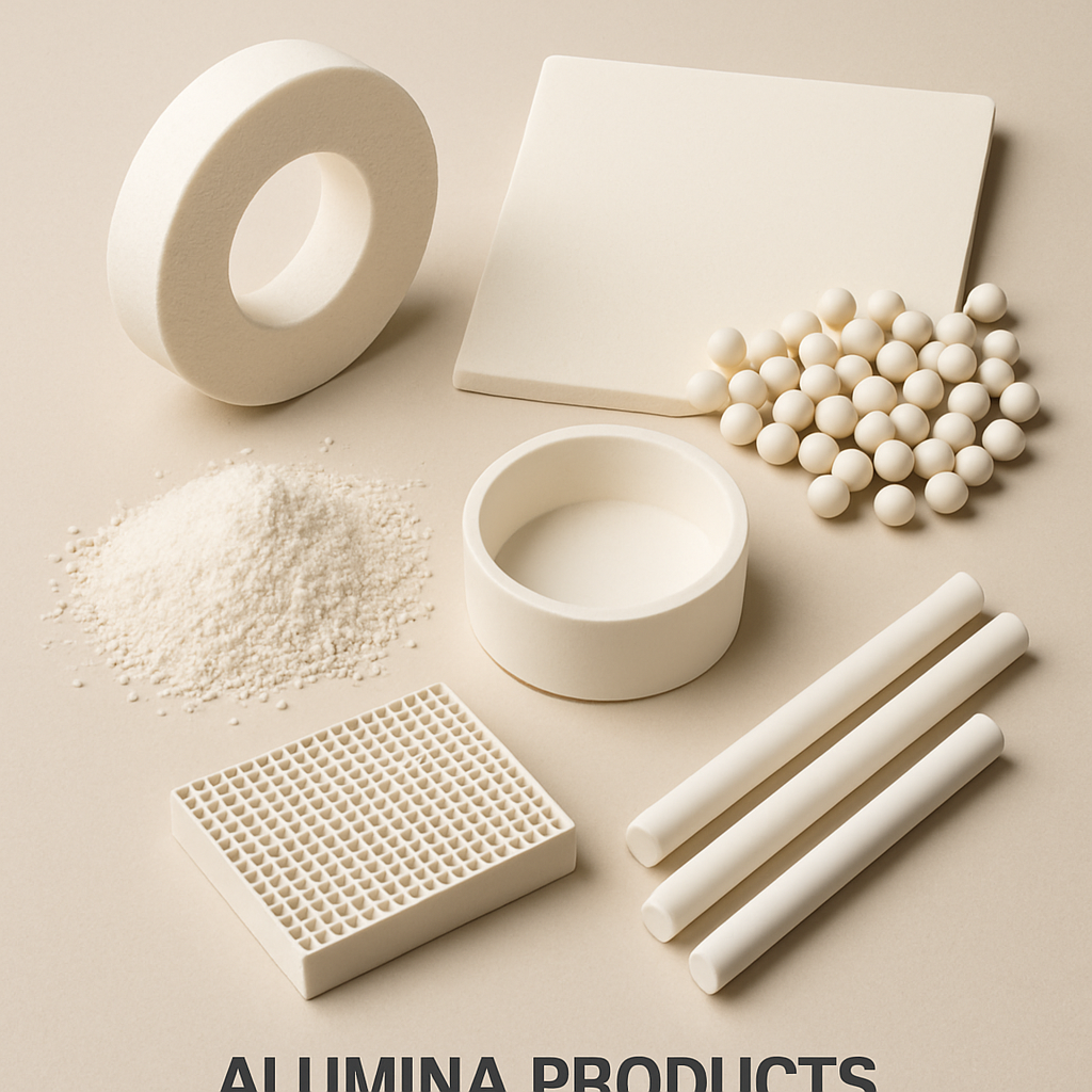 A variety of alumina products showcasing its versatility  what is alumina used for