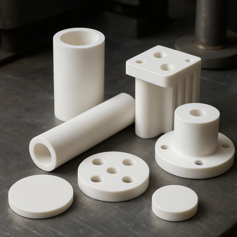 Image of alumina ceramic components in industrial use