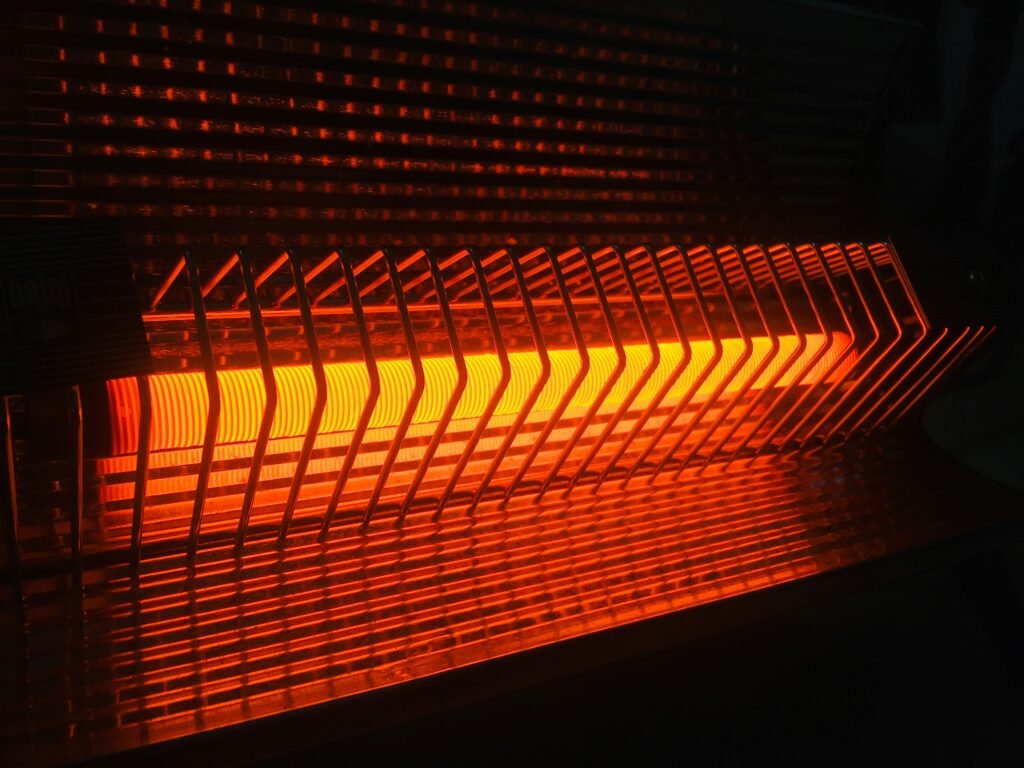 Image of industrial alumina being used in a high-temperature furnace