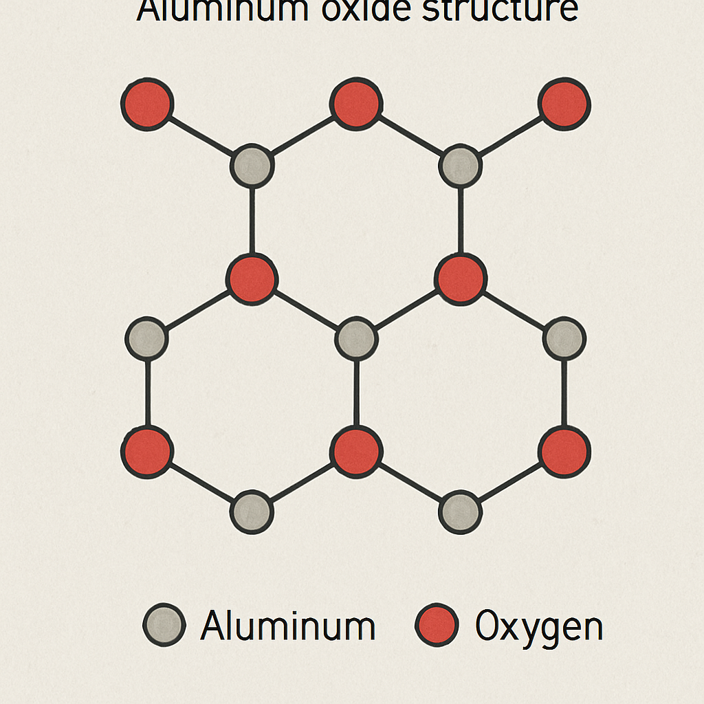 Aluminum oxide structure  aluminum oxide water
