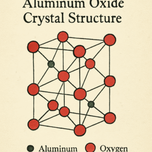 Aluminum oxide crystal structure