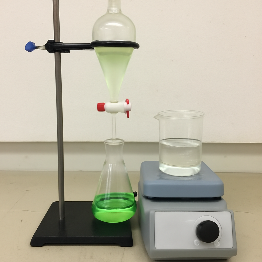 Laboratory equipment for solvent extraction