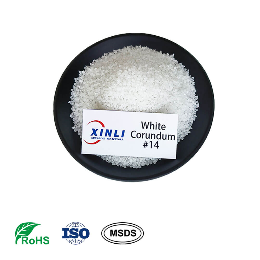 White Fused Alumina White Corundum 2 White fused alumina grit #14 for sandblasting White corundum forsandblasting