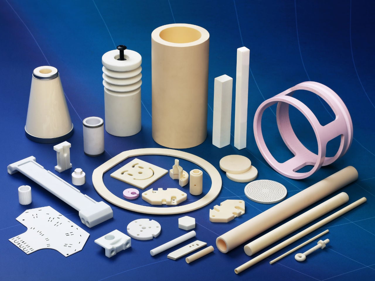 Alumina material used in various industrial applications, including electronics and manufacturing.”