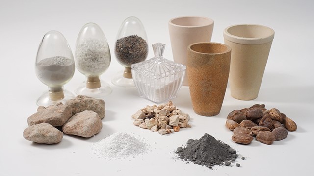 “Alumina stone in ceramic and refractory applications.”