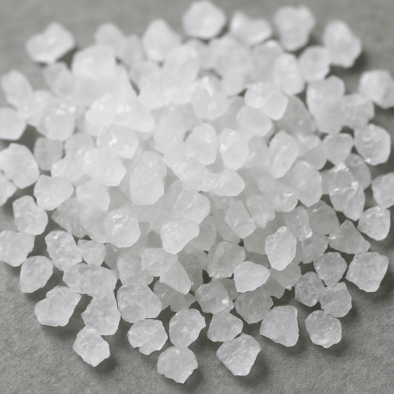 Image of white fused alumina crystals