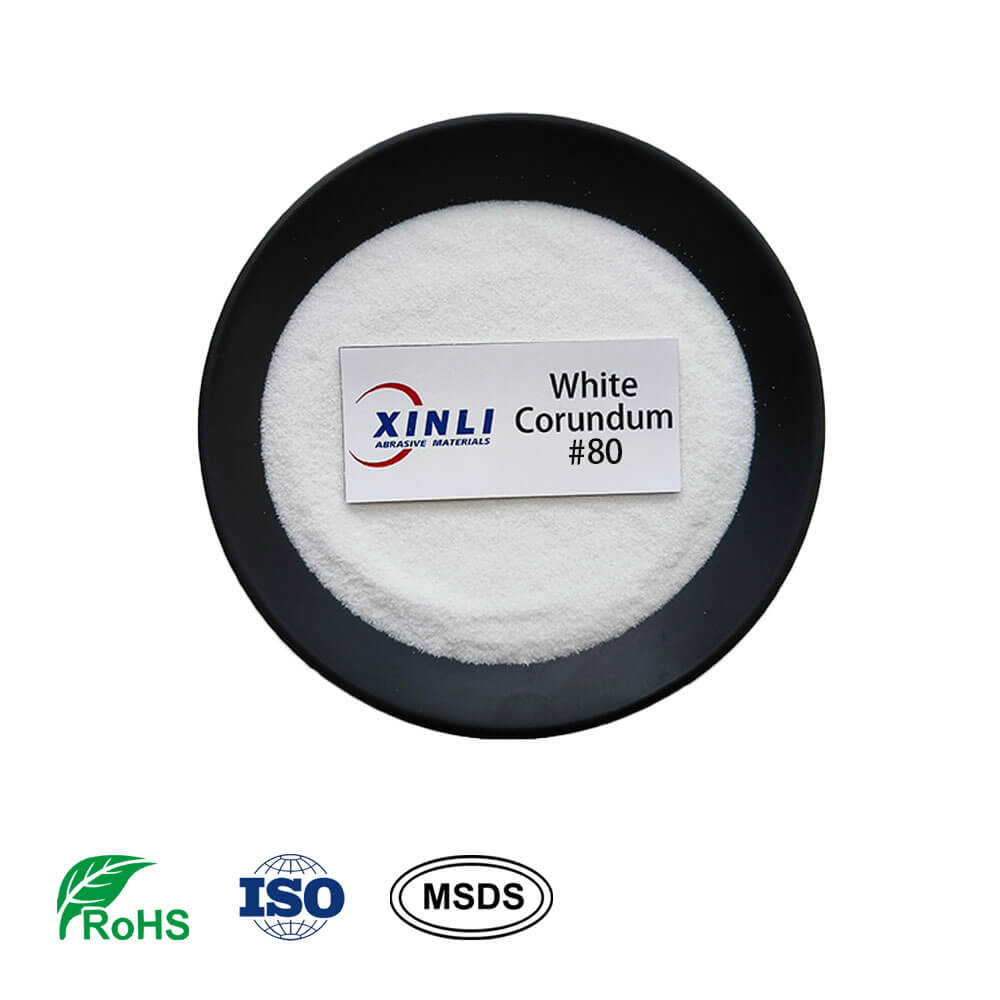 White Fused Alumina White Corundum 14 White fused alumina grits #80